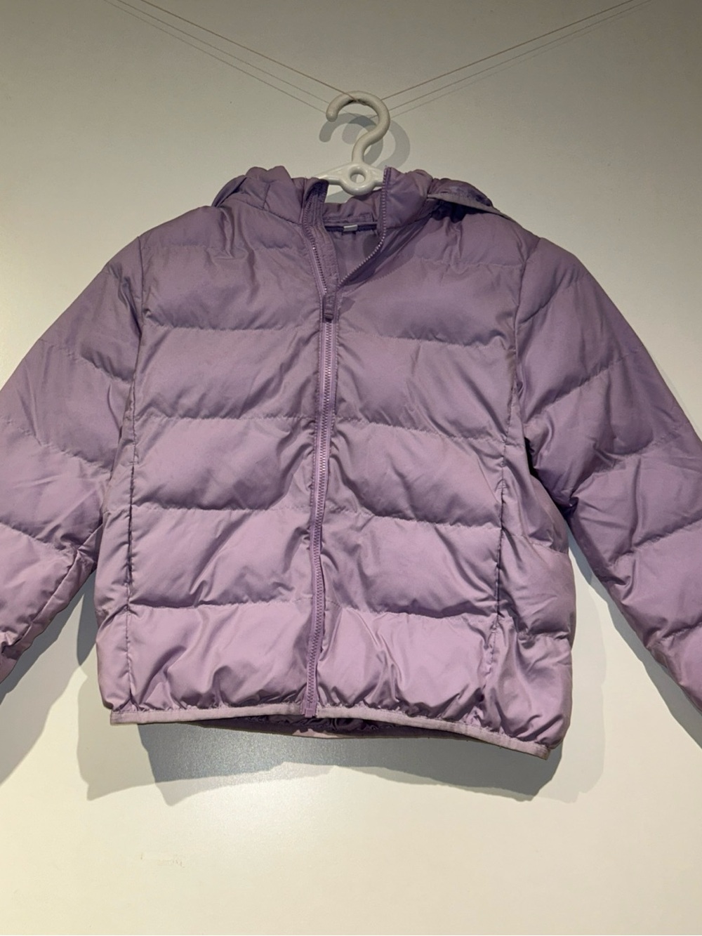 Uniqlo Kids Purple Hooded Puffer Jacket